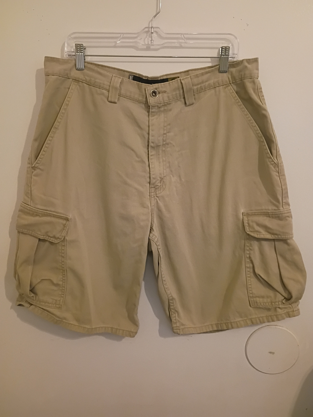 VTG Levi's Men's Silver Tab Khaki Cargo Shorts 1999 Sz 34